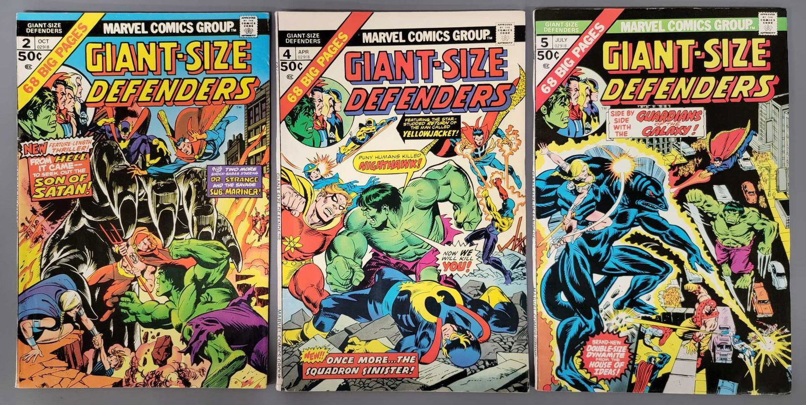 Marvel Comics Giant-Size Defenders 2 4 5 (1 of 5)