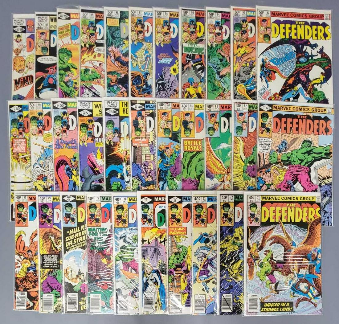 Marvel Comics The Defenders 71 through 102 Thirty-two (1 of 7)
