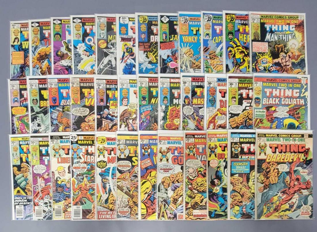 Thirty-five Marvel Comics Two in One issues (1 of 7)