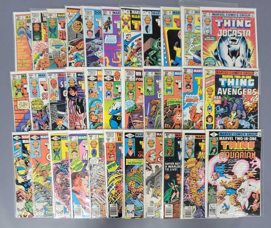 Thirty-three Marvel Comics Group Two in One and Annuals (1 of 7)