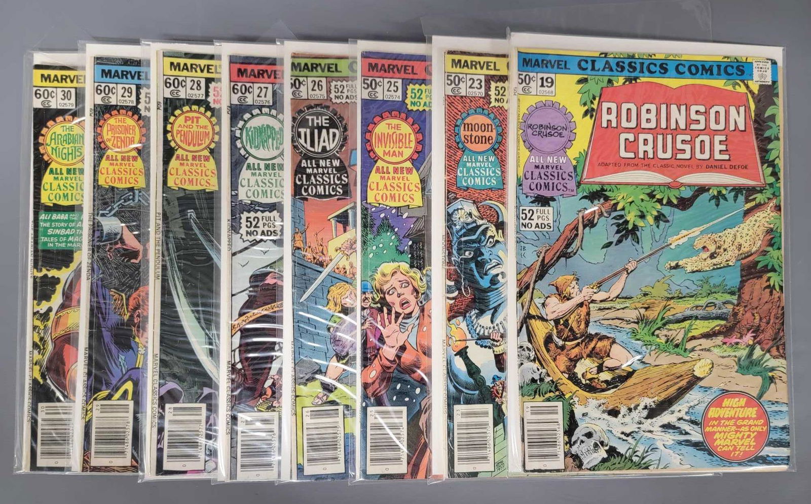 Eight Marvel Comics Group Classic Comics 19 23 25 26 27 (1 of 3)