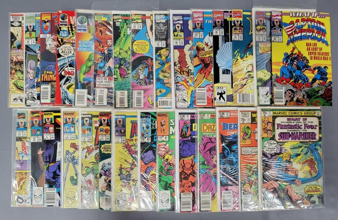Twenty-nine Marvel What If comic books Vol I and II (1 of 5)