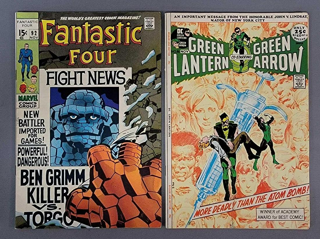 DC Green Lantern 86 drug use issue and Fantastic Four (1 of 4)