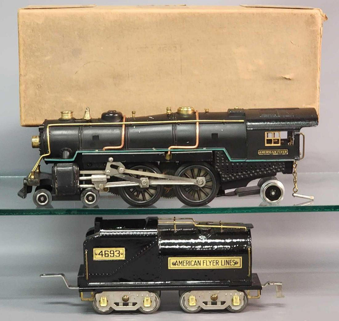 Prewar American Flyer Wide Gauge 4692 4-4-2 steam loco (1 of 6)