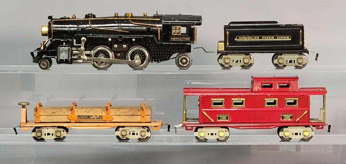 Prewar American Flyer Narrow Gauge steam 2-4-2 steam (1 of 6)