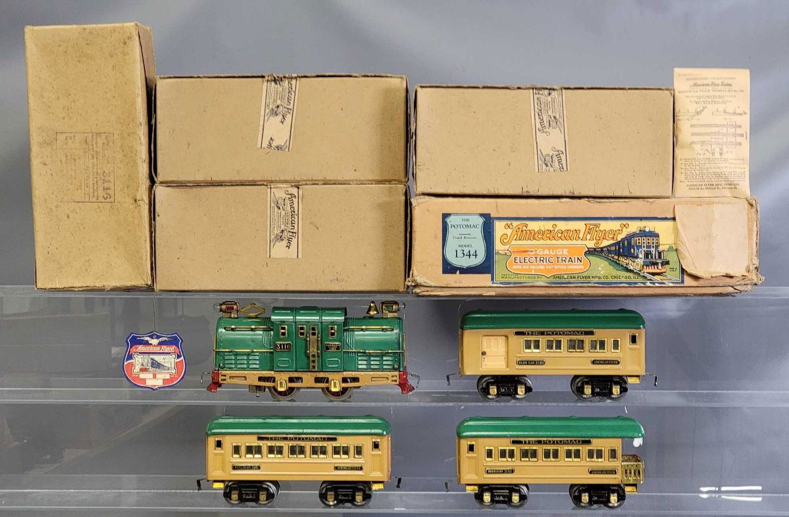 Prewar American Flyer Narrow Gauge 1344 The Potomac (1 of 12)