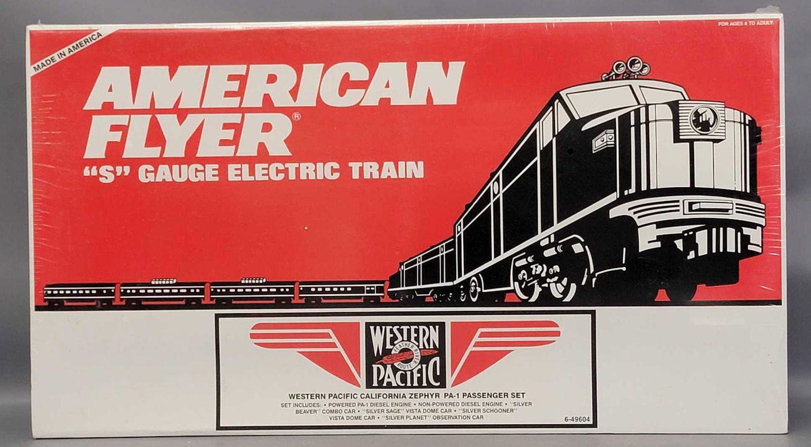 Modern era American Flyer S gauge 49604 Western Pacific (1 of 6)