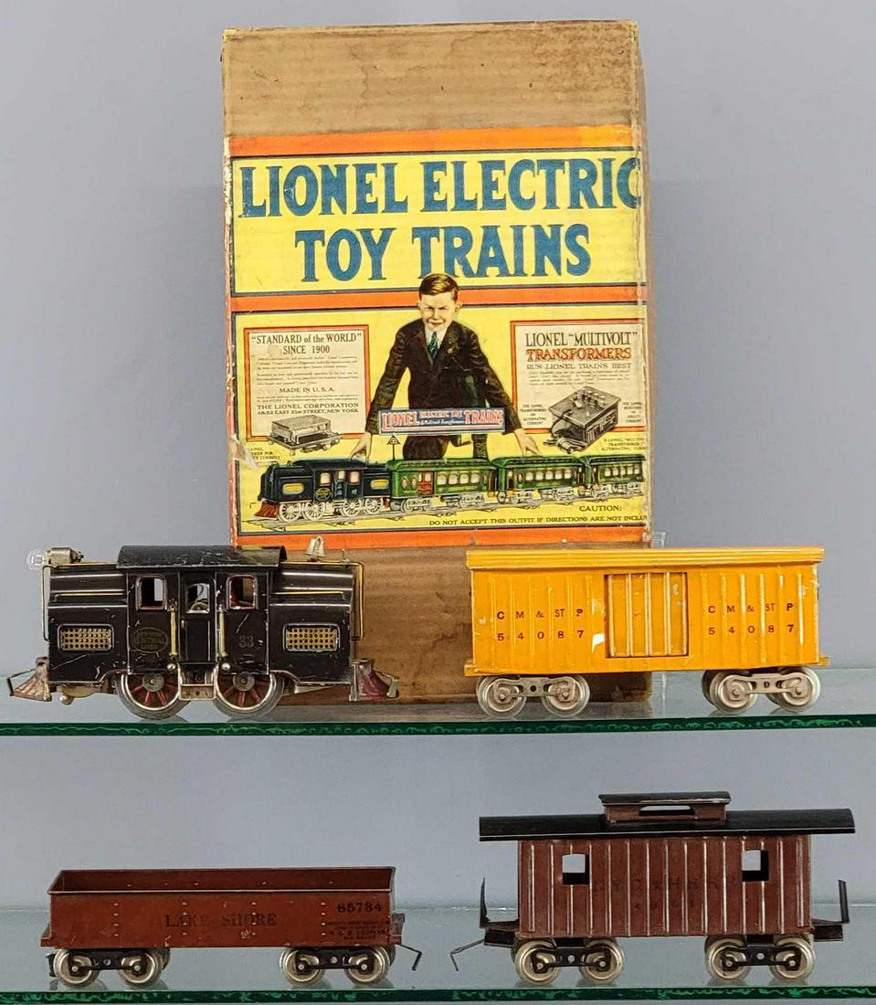 Lionel prewar standard gauge Outfit No 33 original box (1 of 9)