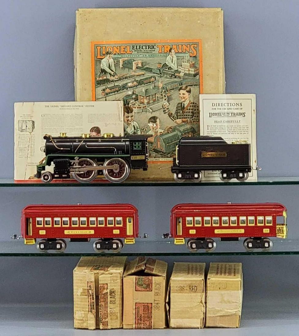 Boxed Lionel prewar standard gauge Outfit No 385 steam (1 of 14)