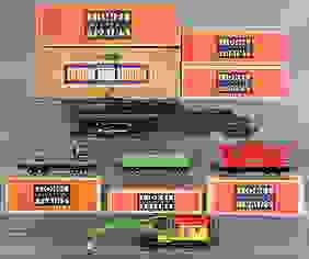 Gorgeous boxed Lionel prewar O gauge 193W work train First Image