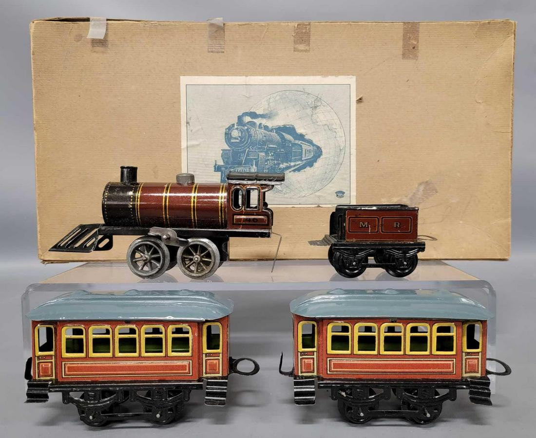 Beautiful boxed Germany O gauge tin JK Co mechanical (1 of 11)