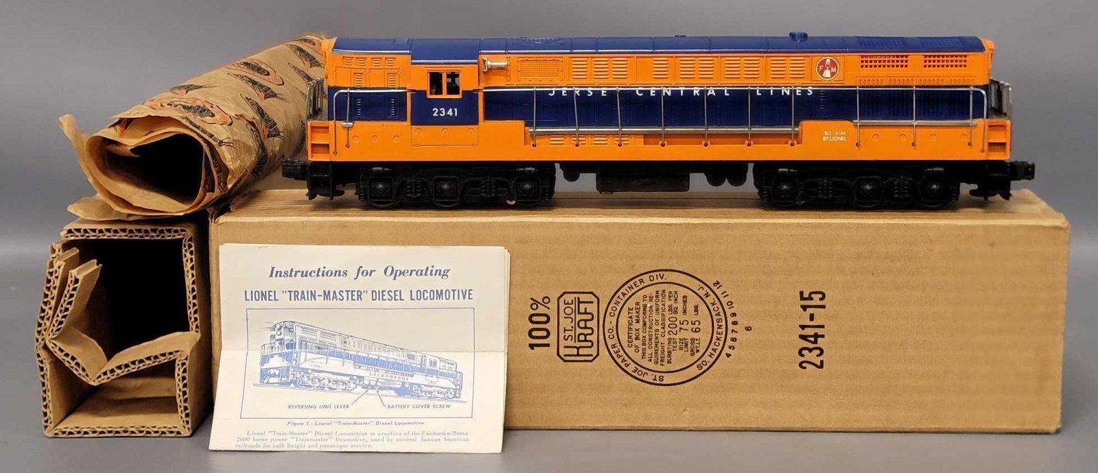 Gorgeous Lionel postwar O 2341 Jersey Central Fairbanks (1 of 8)