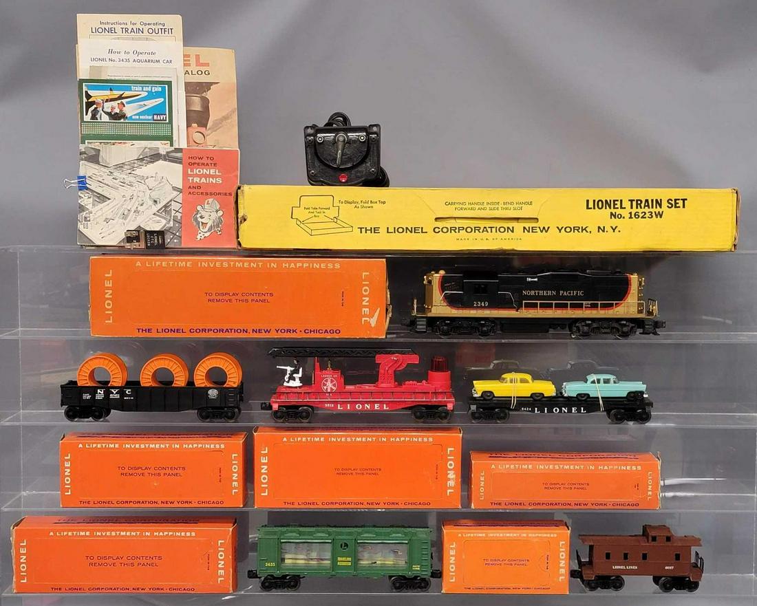 Boxed Lionel postwar O 1623W Diesel freight set (1 of 11)