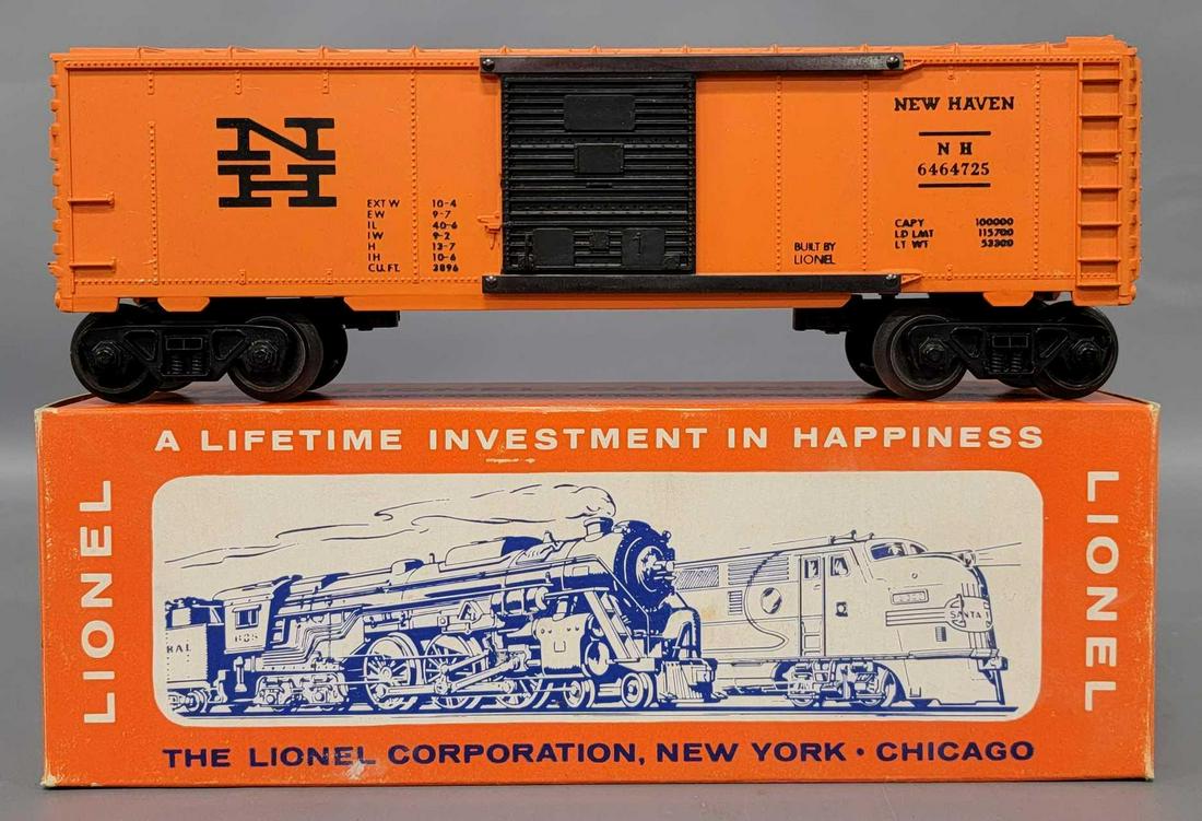 Unrun Lionel postwar O 6464-725 New Haven box car in (1 of 6)