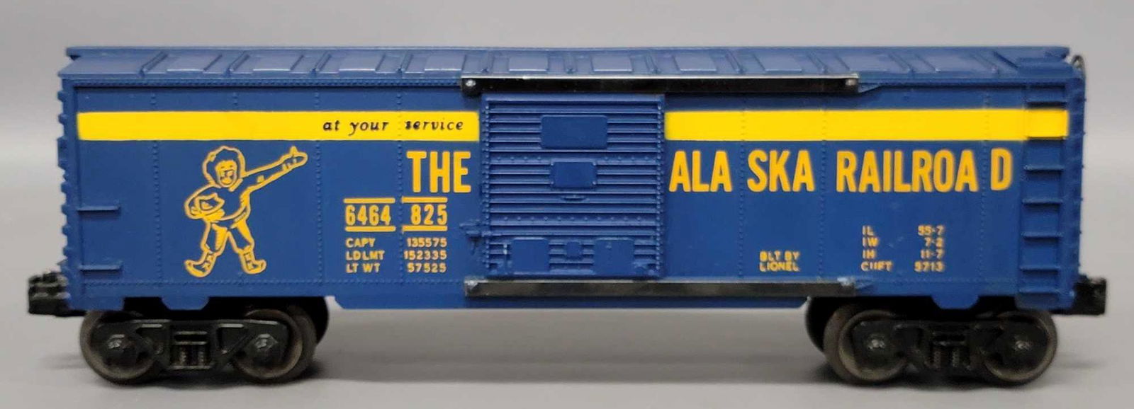 Unrun Lionel postwar O 6464-825 Alaska box car (1 of 6)