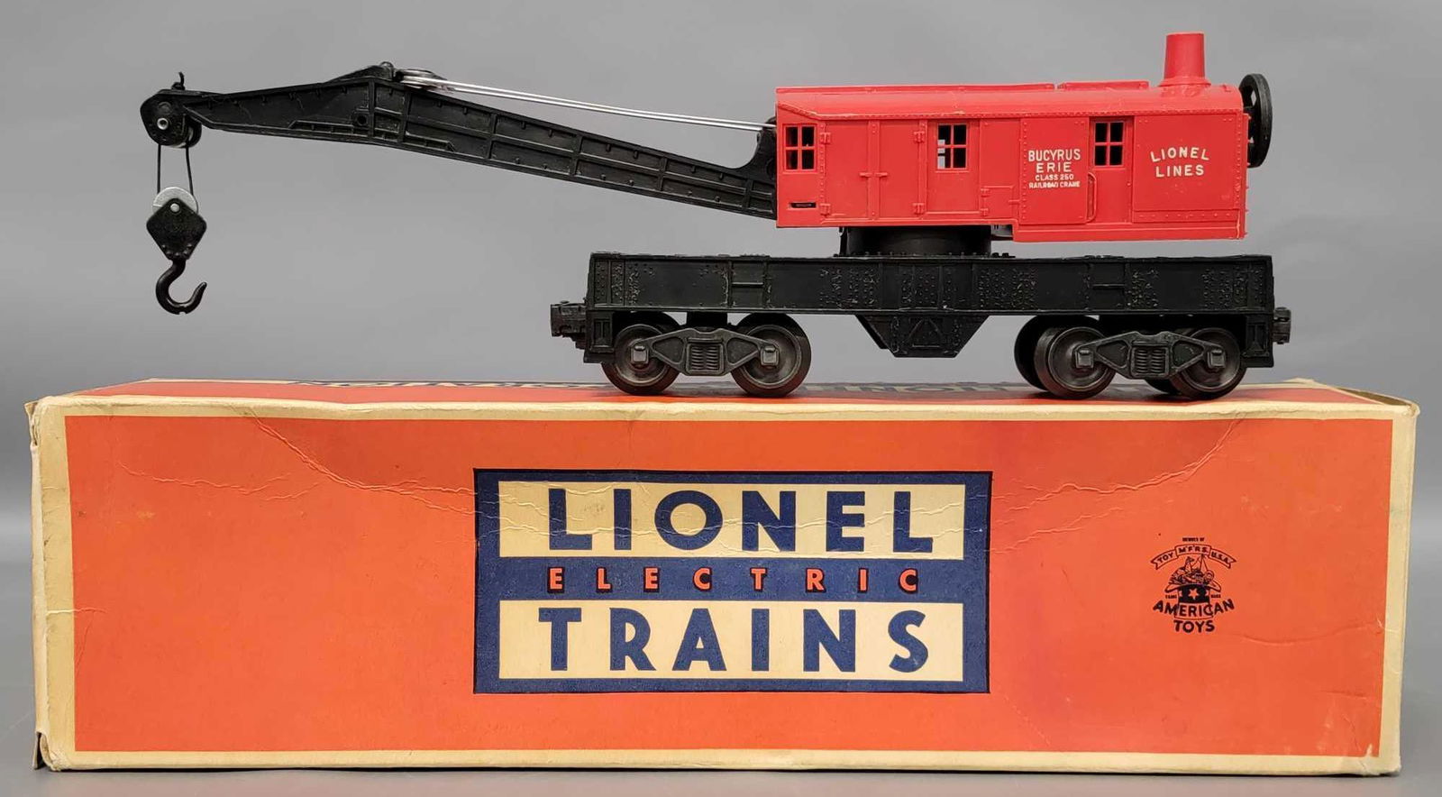 Early 1955 Lionel postwar O 6560 operating work crane (1 of 7)