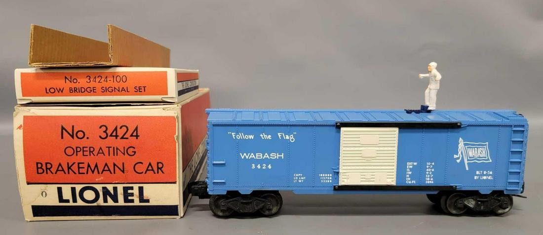 Unrun Lionel postwar O 3424 Wabash operating brakeman (1 of 7)