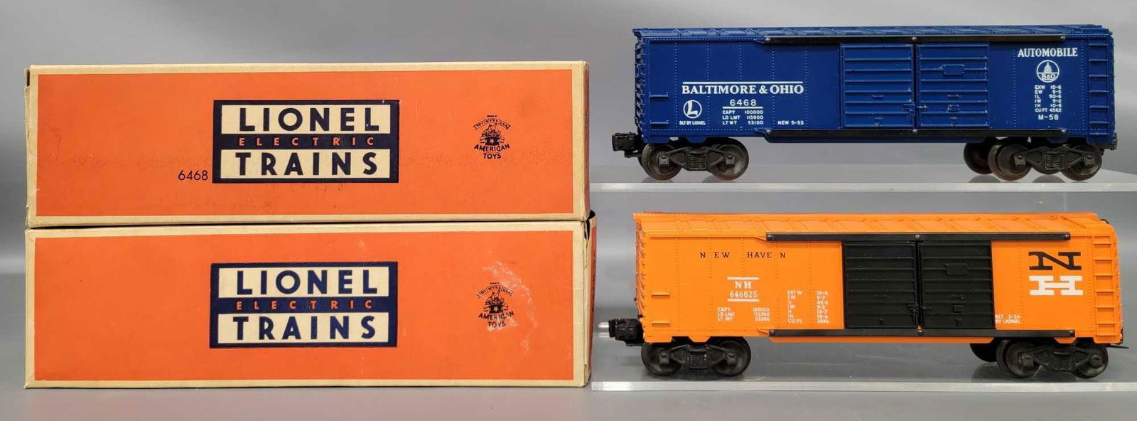 Lionel postwar O 6464 6468-25 double-door box car in (1 of 6)