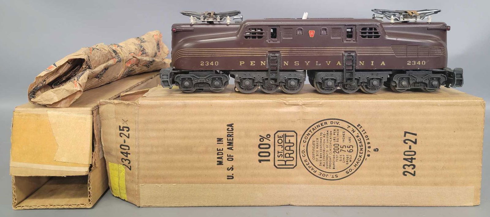 Lionel postwar O 2340 Tuscan Pennsylvania GG-1 in origi (1 of 8)