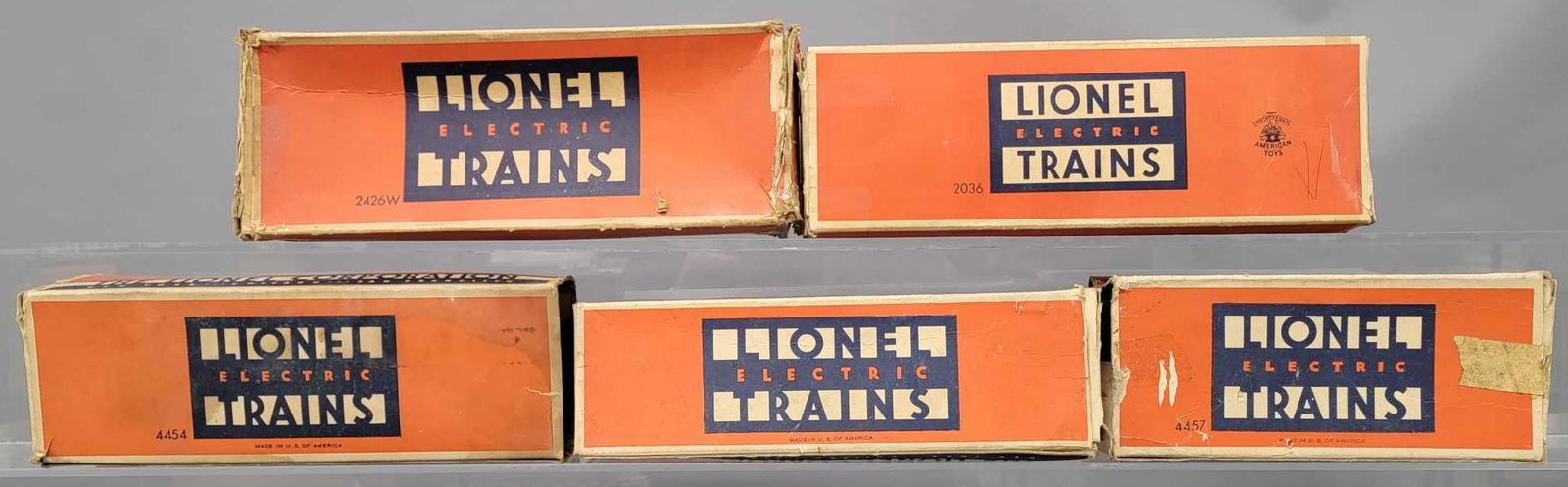 Five Lionel postwar O empty original boxes (1 of 6)