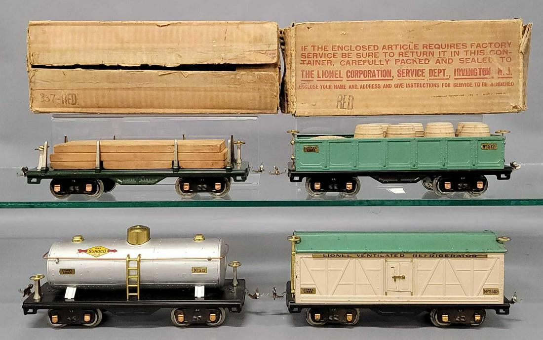 Four Lionel prewar standard gauge 500 series freight (1 of 5)