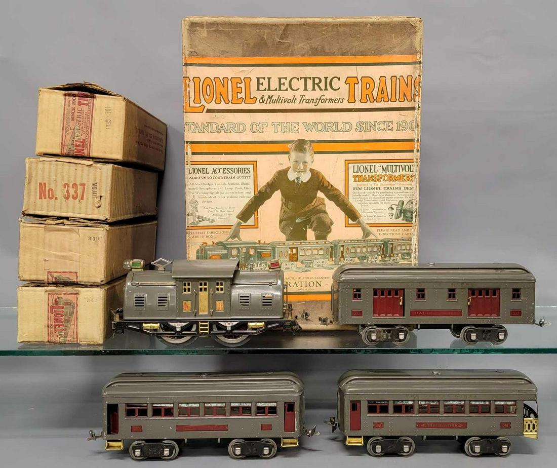 Boxed Lionel standard gauge gray 352E electric (1 of 12)
