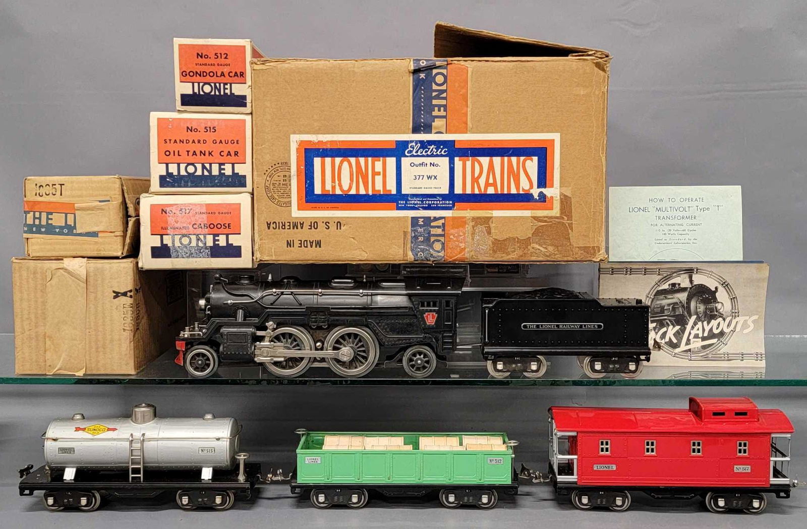 Fantastic boxed Lionel standard gauge 377WX steam (1 of 10)