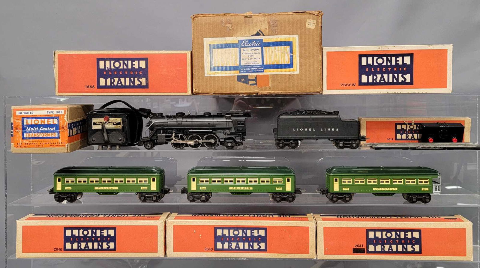 Fantastic boxed Lionel prewar O gauge 1190W steam (1 of 11)