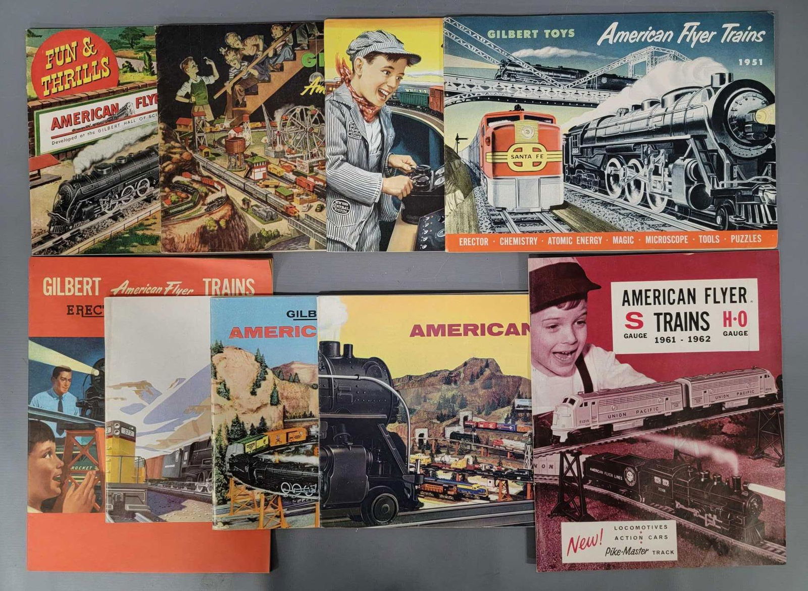 Great group of American Flyer postwar consumer catalogs (1 of 5)