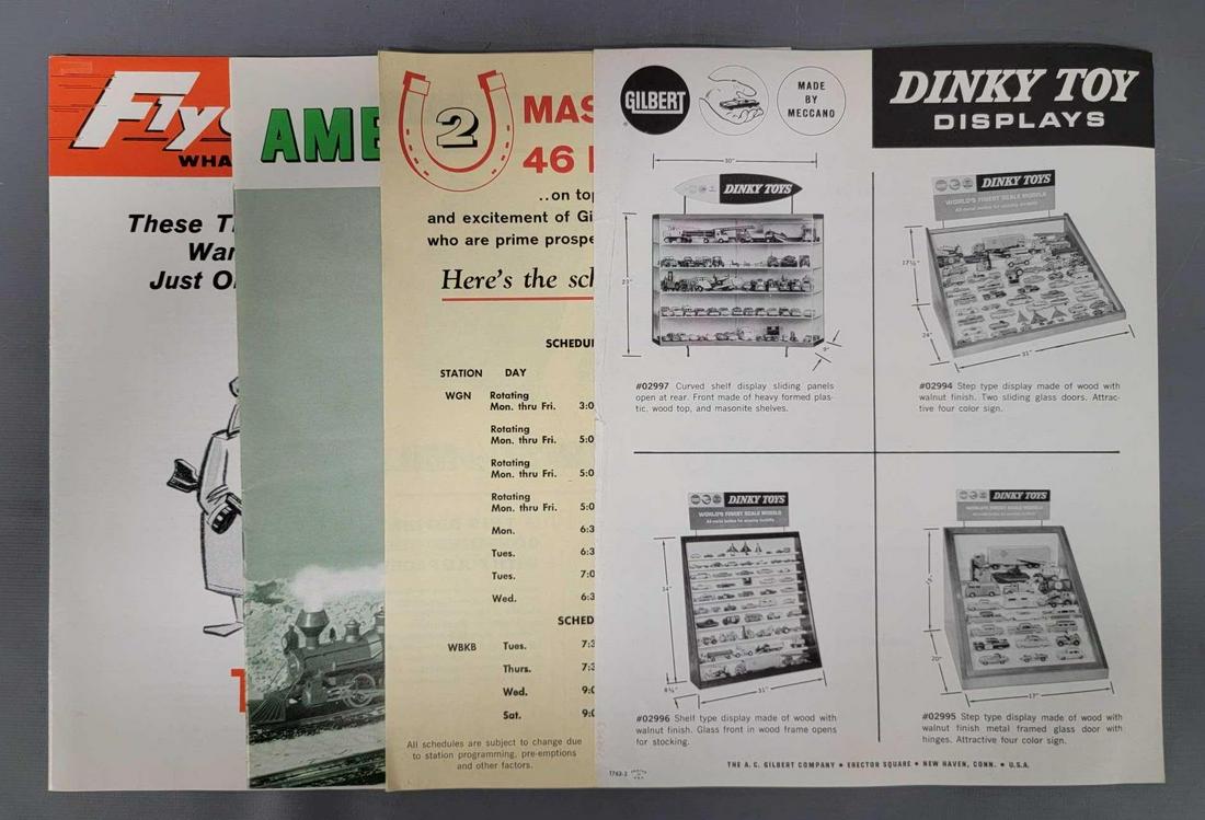Four NICE Gilbert American Flyer Dealer Catalogs (1 of 8)