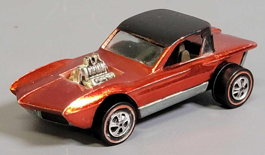 Hot Wheels Redline Red US Python: Hot Wheels Redline Red US Python. Car is very good with bright untoned red paint, it does have light high edge wear at front and rear and a few small chips in the black roof paint, excellent wheels, n