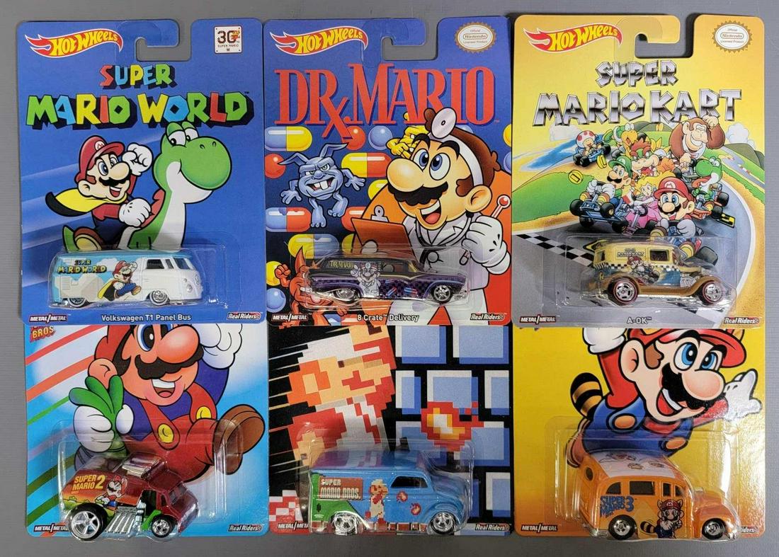 Hot Wheels Pop Culture Series Super Mario complete set (1 of 4)