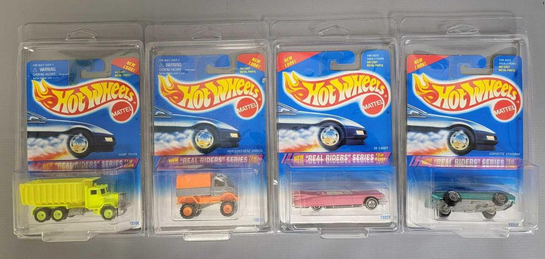 1994 Hot Wheels Real Riders Full Set Of 4