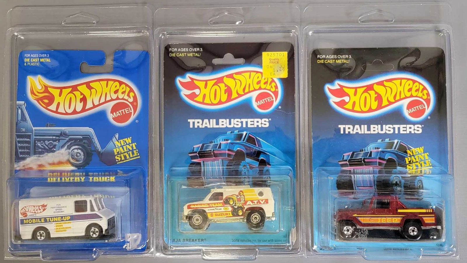 Group of three Hot Wheels Blackwall Jeep, Van and (1 of 5)