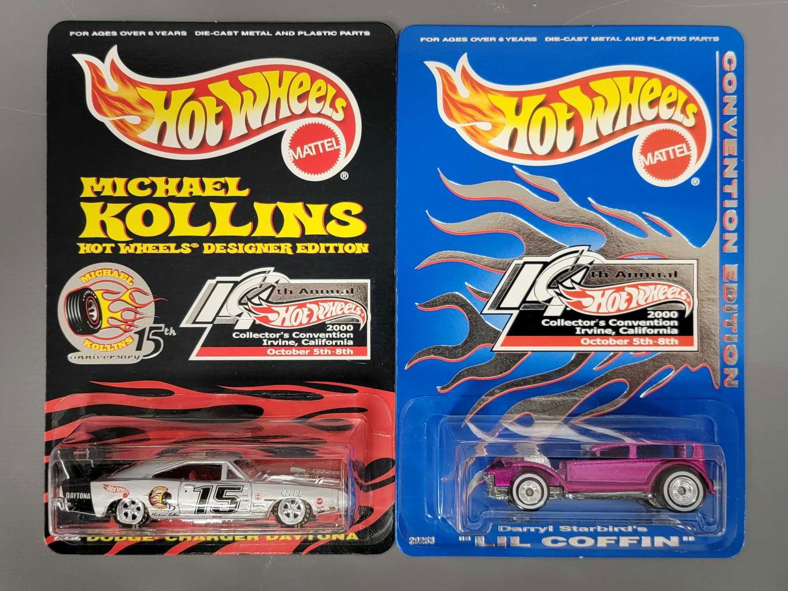 Two Hot Wheels Irvine, CA 14th Annual Convention cars (1 of 4)