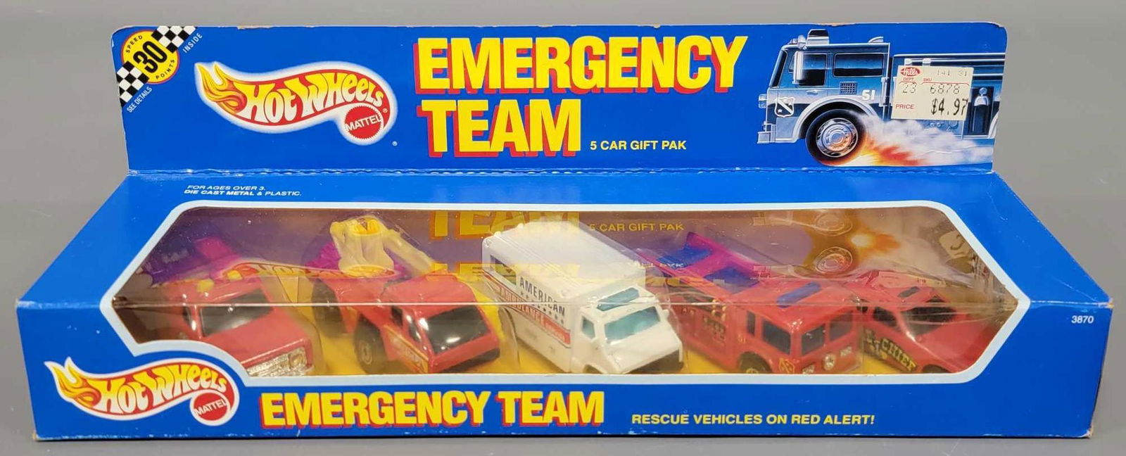 Hot Wheels 1987 Emergency Team five pack factory pack (1 of 6)