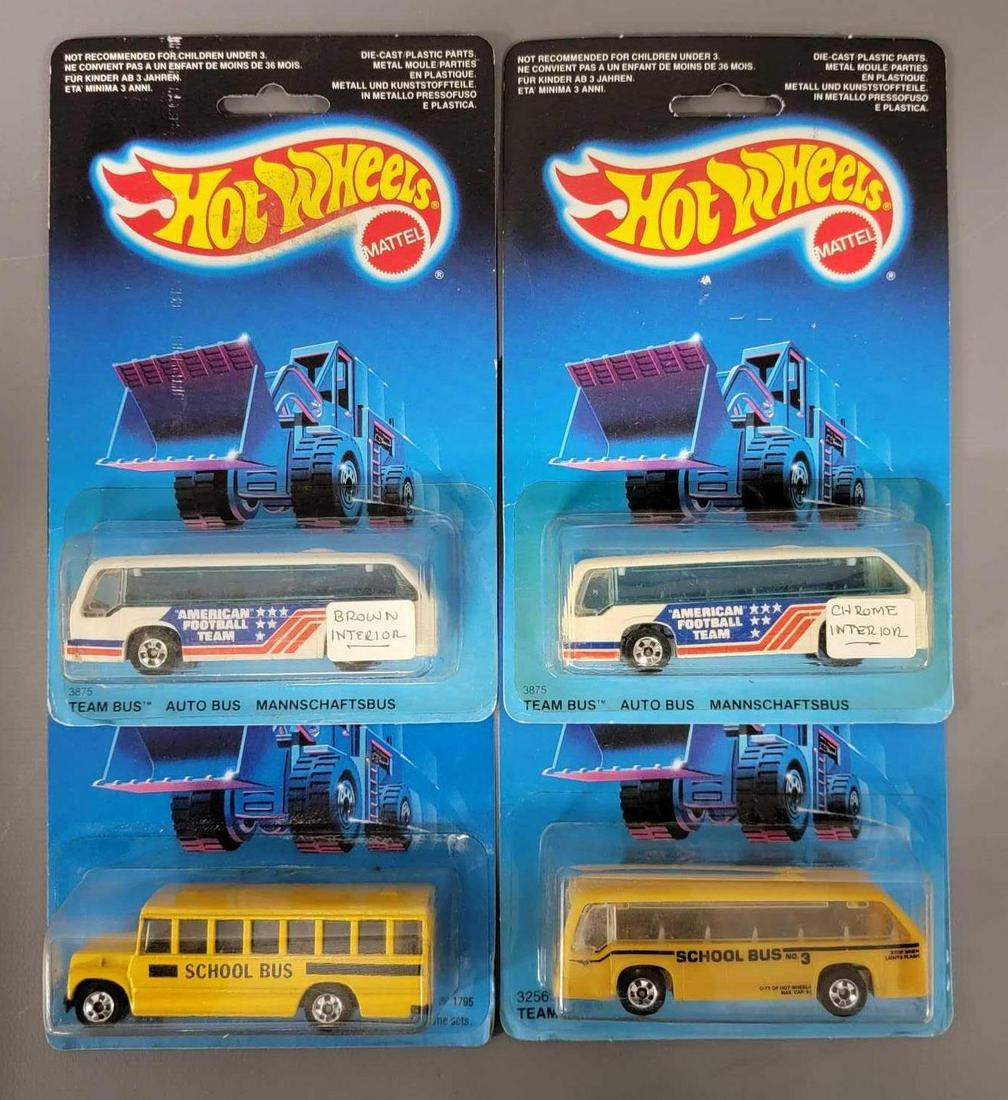 Group of four Hot Wheels Blackwall cars on Workhorses (1 of 4)