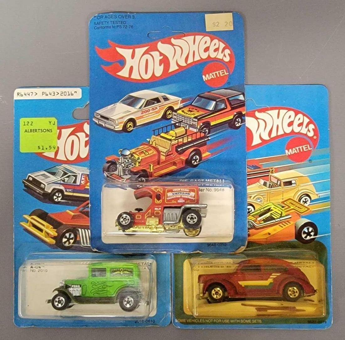 Group of three Hot Wheels Blackwall cars on early 80's (1 of 5)