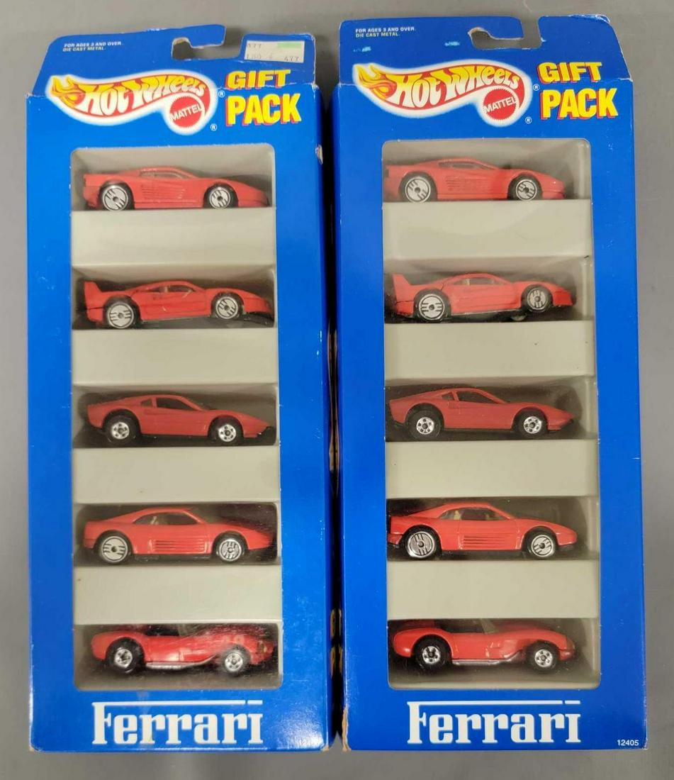 Group of two Hot Wheels Ferrari 5 pack box sets (1 of 3)