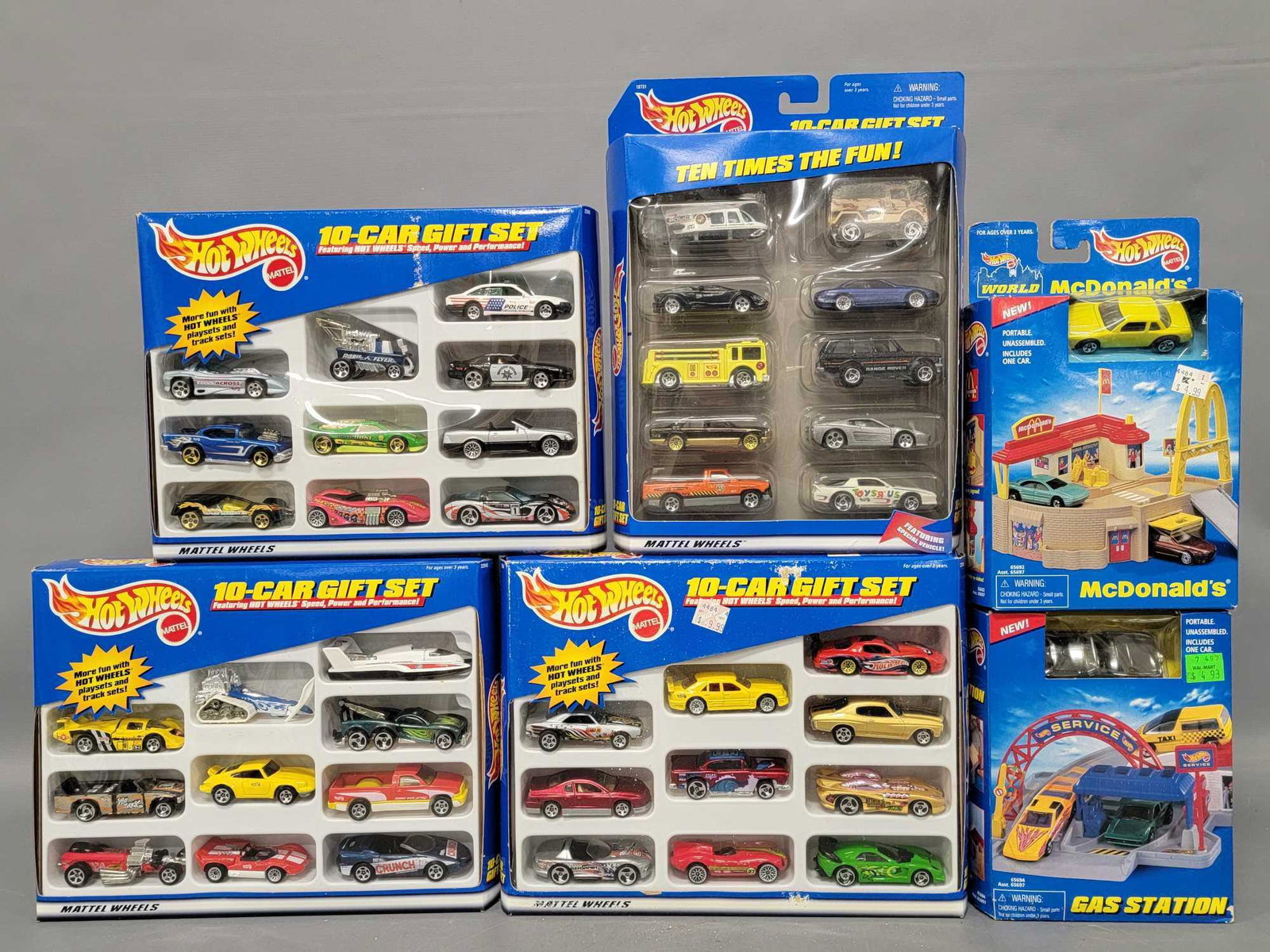 Group of six Hot Wheels multi car sets (1 of 6)