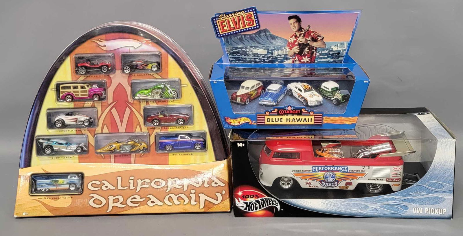 Group of three Hot Wheels set cars (1 of 4)