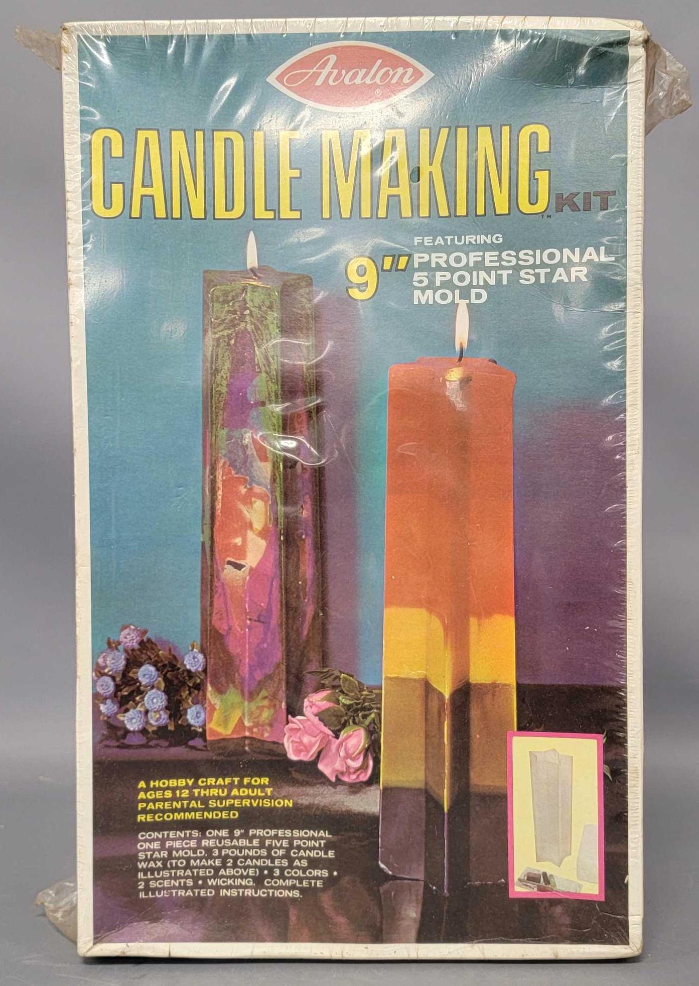 1970's Avalon Candle Making kit in factory sealed box (1 of 6)