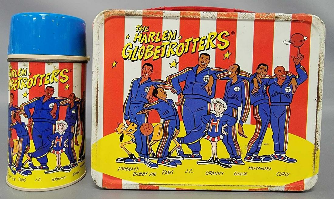Harlem Globetrotters lunch box and thermos (1 of 8)