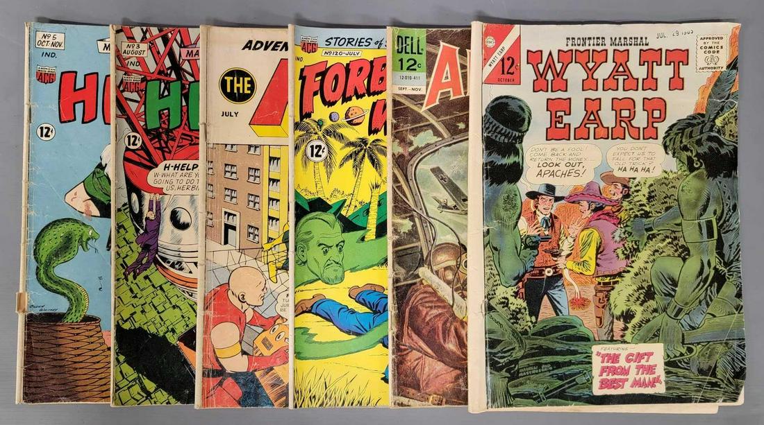 Six mixed publisher silver age comics (1 of 5)