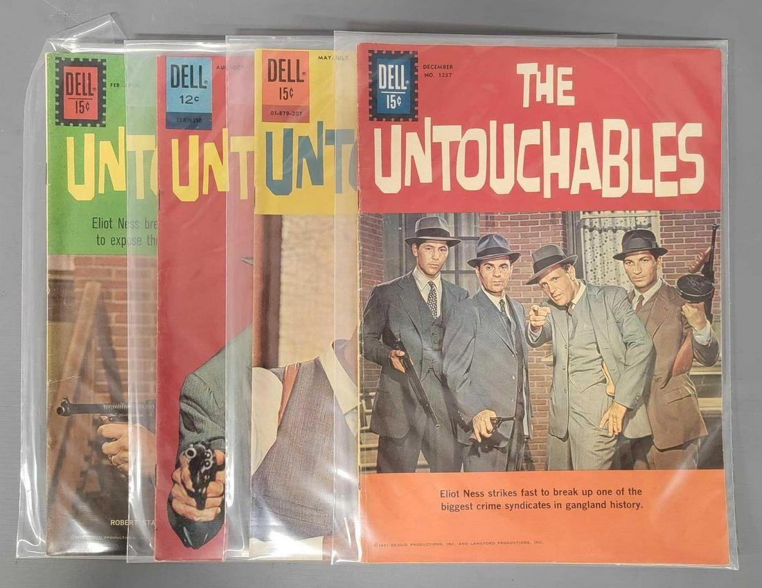 Four Dell Untouchables comic books 1-4 (1 of 5)