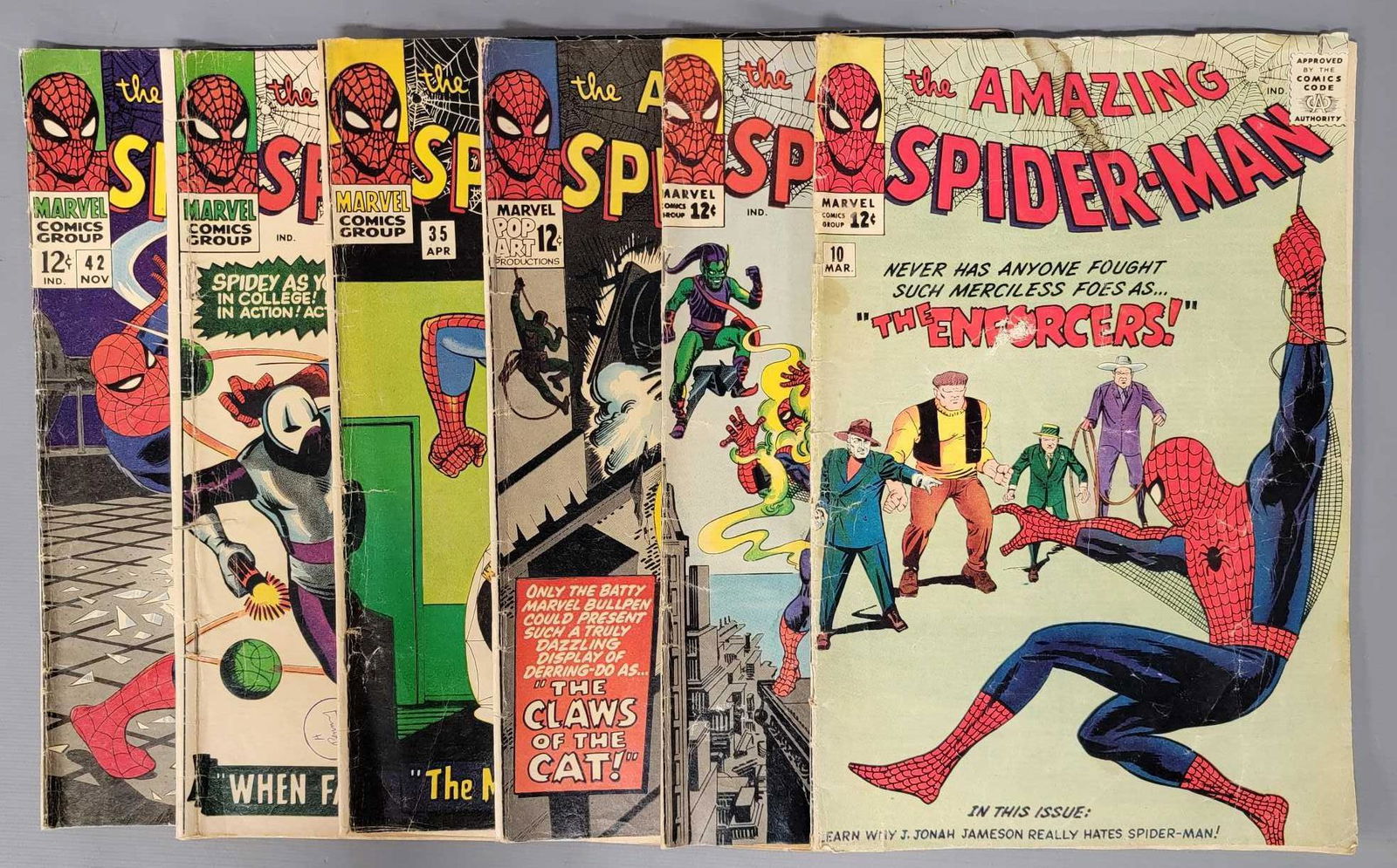 Six Amazing Spider-man comics 10-42 (1 of 5)