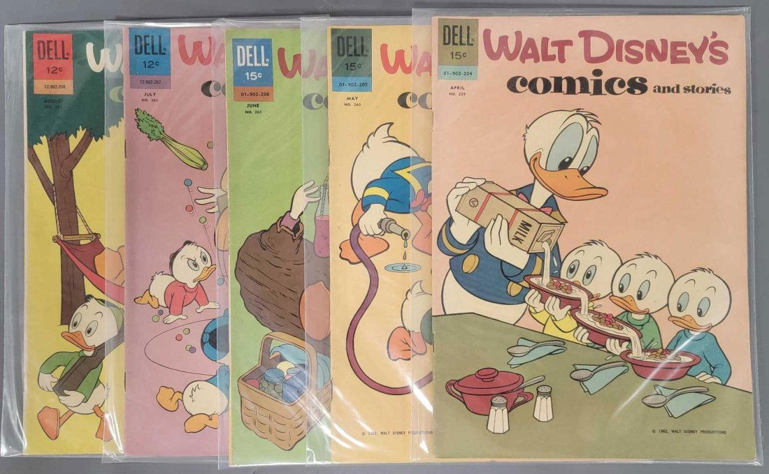 Five Dell Walt Disney's Comics and Stories (1 of 5)