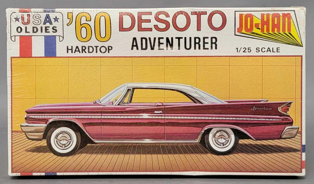 Jo-Han 1/25 scale C-4460 '60 Desoto Adventurer model kit factory sealed (1 of 5)