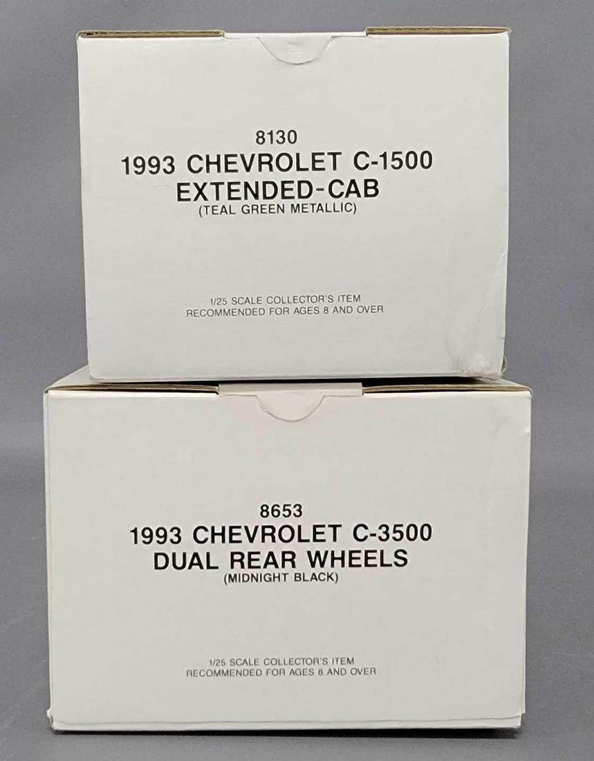 Two AMT ERTL 1993 Chevrolet truck dealer promo cars in original boxes (1 of 5)