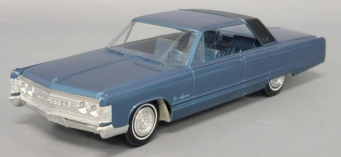 1967 dark blue Chrysler Imperial dealer promo coaster car (1 of 8)